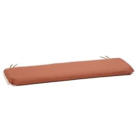 5' Bench Cushion - Dupione Papaya