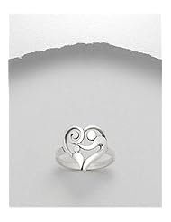 Mom-Child Ring In 92.5 Sterling Silver