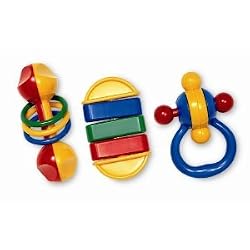 TOLO TOYS DELUXE BABY RATTLES