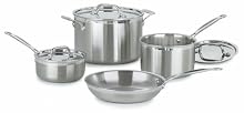 Cuisinart Multiclad Pro Stainless-Steel Cookware 7-Piece Cookware Set