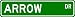 ARROW Street Sign ~ Personalized Family Lastname Sign ~ Gameroom, Basement, Garage Sign Novelty** ALUMINUM