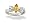 14K White Gold Genuine Marquise Citrine and Diamond Bow Ring - Size 4
