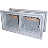 Northwest Metal #559021 6 Deluxe Grey Foundat Vent