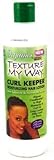 Africas Best Organic Texture My Way Curl Keeper Lotion 12 oz. (3-Pack) with Free Nail File