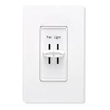 Lutron Dimmers S2LFSQ Skylark Dual Single-pole 1.5A Quiet Fan 300W Dimmer, White