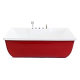 バスタブ 浴槽 バス お風呂 洋風バスタブ 風呂 置き型 洋式 アクリル製 サイズ W1690×D850×H590 bath-082