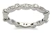 ANTIQUE STYLE MARQUISE & ROUND PAVE CZ BAND