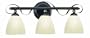 Thomas Lighting M1663-40 Palazzo Three-Light 20-3/4-Inch W by 9-Inch H Bath Light, Burnished Umber