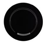 Waechtersbach Fun Factory Salad Plates, Black, Set of 4