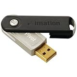 IMAGE OF New-imation 26658 - Defender F50 Pivot USB Flash Drive, 8GB - IMN26658