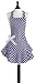 Jessie Steele Purple and White Polka Dot Josephine Apron