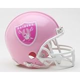Riddell Oakland Raiders Pink Replica Mini Helmet