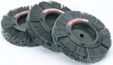Magnate D1074 Abrasive Sanding Wheels - 240 Grit; 1/2 Bore; 6 Outside Diameter
