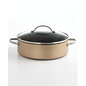 Buy Anolon Advanced Bronze 11-Inch, 5-Quart Covered Sauteuse with Glass Lid
