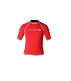  : Body Glove Juniors Short Arm Lycra Rash Guard Shirt (Red, 10/4X)