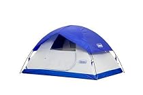 Coleman SunDome Three to Four-Person 9-Foot by 7-Foot Dome Tent (Blue/White)