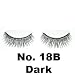 Model 21 False Eyelashes No. 18B Dark, 10 Pairs