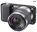 Sony Alpha NEX-3 Interchangeable Lens Digital Camera w/18-55mm Lens (Black)-14.2 Mpix