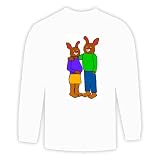 Long Sleeve T-shirt with body pregnant clothes individuals individual couple humans person human persons people rabbit family