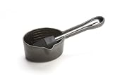 Outset Q173 1-1/2-Cup Cast Iron Sauce Pot with Nesting Silicone Basting Brush