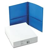 Two Pocket Folder, 3-Prong, 8-1/2x11, LBE AVE47976