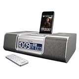 iHome Dual Alarm Clock Radio for iPod - Silver (iH9SR)