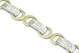 14KT 2T Gold 1.00ct. Ladies Diamond Bracelet