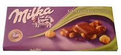 Milka Milk Chocolate-Whole Hazelnuts, 100g