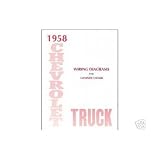 1958 CHEVROLET TRUCK Wiring Diagrams Schematics by Chevrolet
