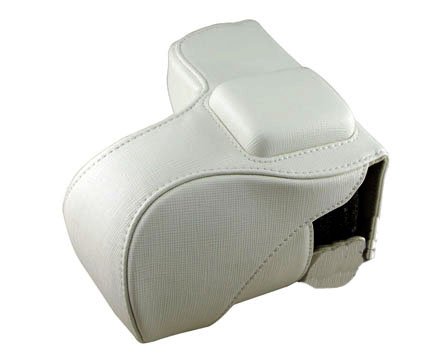 Sony NEX-5 Camera Leather Case (WHITE)