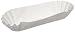 Dixie HD8050 Fluted Medium Weight Hot Dog Tray, 8" Length, White (12 Packs of 250)