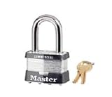 Master Lock 5NKALF A126 Master Bump Proof Padlock, Keyed Alike, 2 Wide Laminated Steel Body Padlock, 1 1/2 Shackle Master Lock 5NKALF-A126 Master Bump Proof Padlock, Keyed Alike, 2