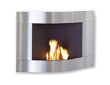 Blomus 65174 Stainless Steel Ventless Fireplace - Wave Design Small