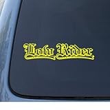 LOW RIDER - Vintage Muscle Classic - Car, Truck, Notebook, Vinyl Decal Sticker #1189 | Vinyl Color: Yellow