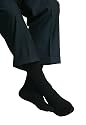 Maxar Graduated Compression Men's Cotton Socks (18-20 mmHg), 34% cotton, X-LARGE, BEIGE