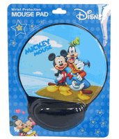 Disney Computer Mousepad - Mickey & Friends Mouse Pad with wrist rest
