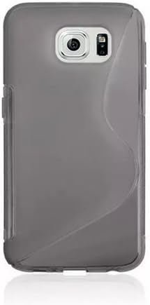 Galaxy S6 Case , Powertrue S-Line Slim TPU Gel Skin Silicone Case Cover for Samsung Galaxy S6 SVI (2015 Release) (Gray)
