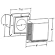 Alcoa Home Exteriors INTVENT PW Soffit Intake Vent