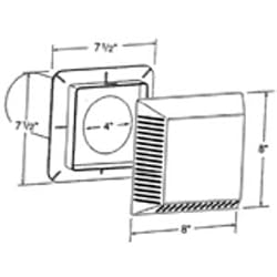 Alcoa Home Exteriors INTVENT PW Soffit Intake Vent