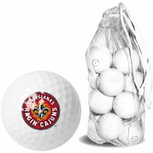 Louisiana Ragin' Cajuns 15 Golf Ball Clear Pack