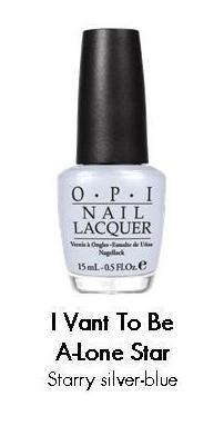 Opi Nagellack Texas Collection - I Vant to Be A-Lone Star -Starry silver-blue T16-15ml Preisvergleich