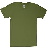 American Apparel - Fine Jersey Short Sleeve T-Shirt, Olive, XS