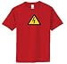Danger! Caution! Warning High Tension Sign! Custom Unisex Adult T-shirt