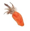 KONG Feather Top Carrot Catnip Toy, Cat Toy, Orange