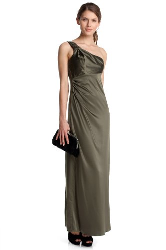 ESPRIT Collection Damen Kleid (lang)  A2S133, Gr. 34 (XS), Gr&uuml;n (moss green 310) Preisvergleich