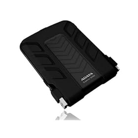 Adata SH93 2.5 inch 750GB External Shockproof Hard Drive - Black