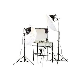 Smith Victor TST-P2, 3 Light 1250-Watt Photoflood Shooting Table Kit