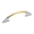 Amerock Euro Pulls 4-pk. - Chrome/ Brass