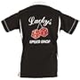 Lucky's Speed Shop Bowling Shirt Black & White Classic