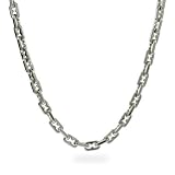 Eve's Addiction Men's Stainless Steel Marina Link Chain